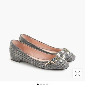 J.Crew Embellished Poppy Flats